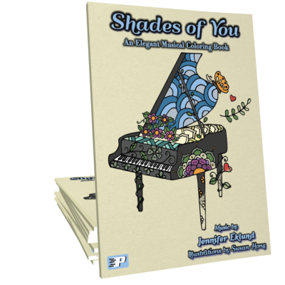 Piano Pronto - Shades of You: An Elegant Musical Coloring Book - Hong/Eklund - Piano - Book