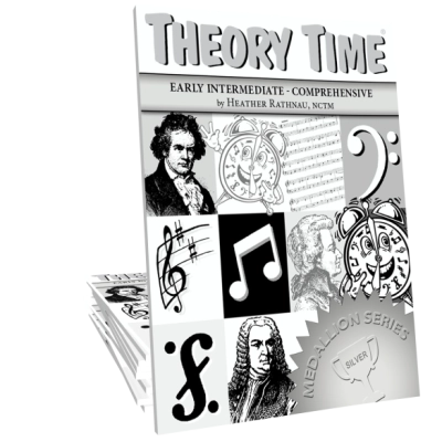 Piano Pronto - Theory Time Medallion Series: Silver Workbook - Rathnau - Book