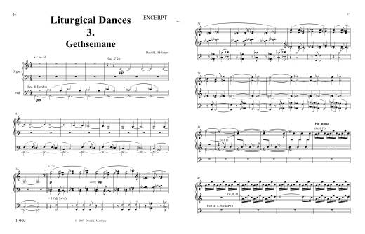 Organ Notebook 3 (Liturgical Dances) - McIntyre - Organ - Book