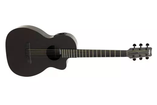 Guitare acoustique parlor hybride de concert avec �lectronique