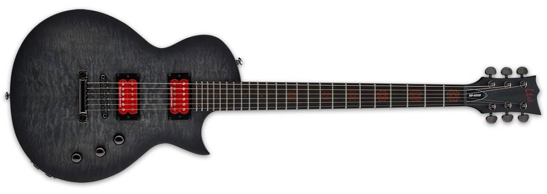 LTD BB-600 Baritone Ben Burnley - See Thru Black Sunburst Satin