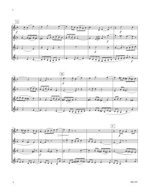 Fugue a 4 - Lenepveu/Couturier - C Trumpet Quartet/C Trumpet Choir