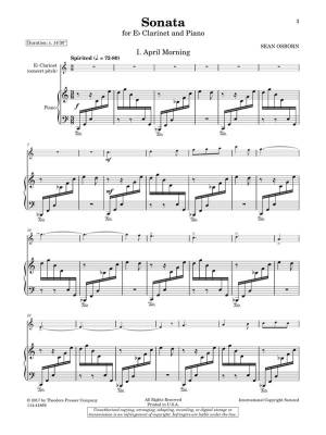Sonata - Osborn - Eb Clarinet and Piano