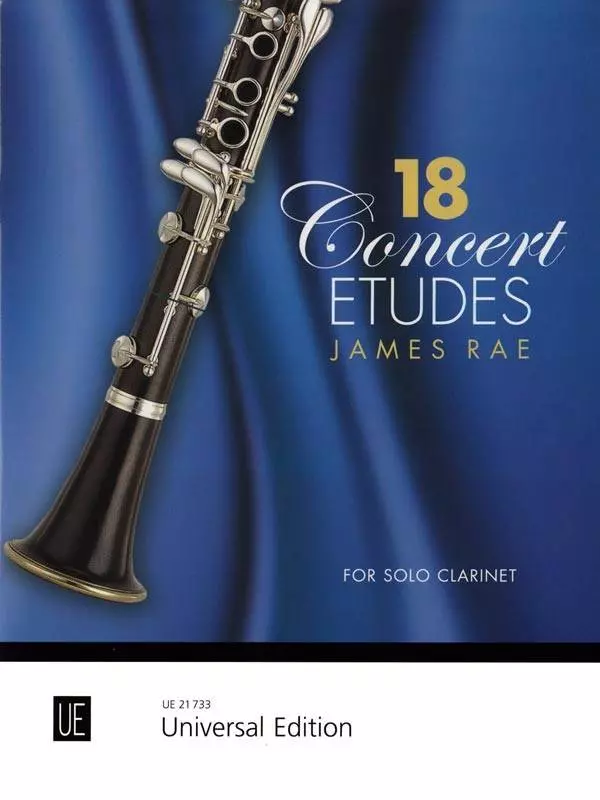 18 études de concert - Rae - Clarinette solo - Livre