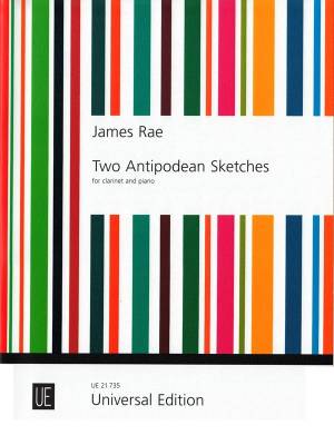 Universal Edition - Two Antipodean Sketches - Rae - Clarinet/Piano