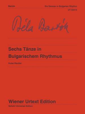 Six Dances in Bulgarian Rhythm - Bartok - Piano - Book