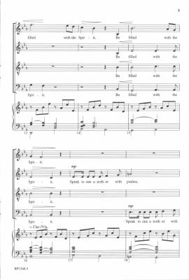 Be Filled with the Spirit - Courtney - SATB