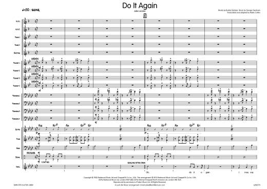 Do It Again - DeSylva/Gershwin/Collins - Vocal/Jazz Ensemble - Gr. Medium Easy
