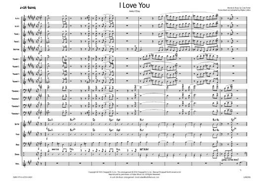 I Love You - Porter/May/Collins - Vocal/Jazz Ensemble - Gr. Difficult
