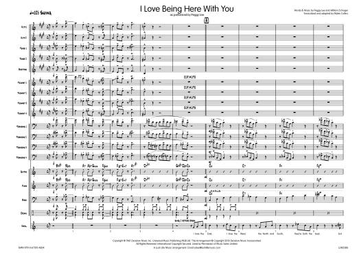 I Love Being Here With You - Lee /Schluger /Holman /Collins - Vocal/Jazz Ensemble - Gr. Medium Easy