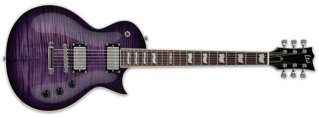 LTD EC-256FM - See Thru Purple Sunburst