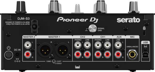 DJM-S3 2-Channel Compact DJ Mixer for Serato DJ