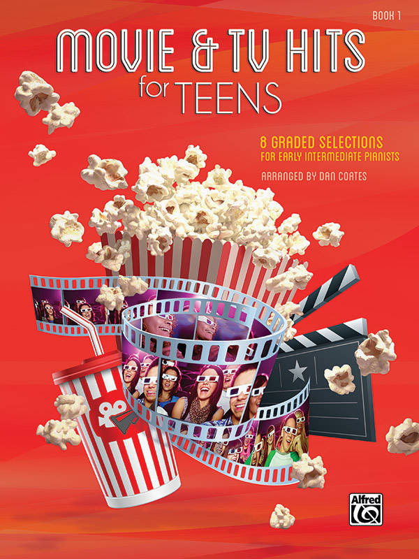 Movie & TV Hits for Teens, Book 1 - Coates - Piano - Book