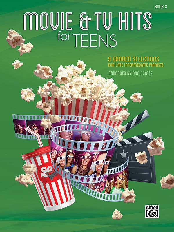 Movie & TV Hits for Teens, Book 3 - Coates - Piano - Book