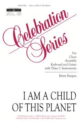 GIA Publications - I Am a Child of This Planet - Haugen - C Instruments Edition