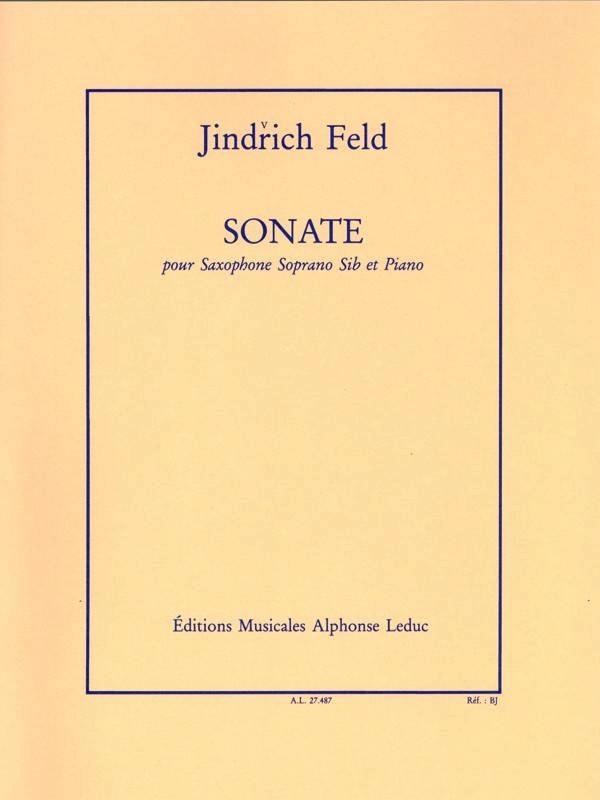 Sonate - Feld - Soprano Saxphone/Piano