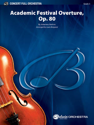 Alfred Publishing - Academic Festival Overture, Op. 80 - Brahms/Bergonzi - Orchestre complet - Niveau 3
