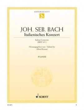 Italian Concerto Clavier-Ubung Teil II, BWV 971 - Bach/Kreutz - Piano - Book