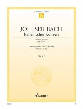 Italian Concerto Clavier-Ubung Teil II, BWV 971 - Bach/Kreutz - Piano - Book