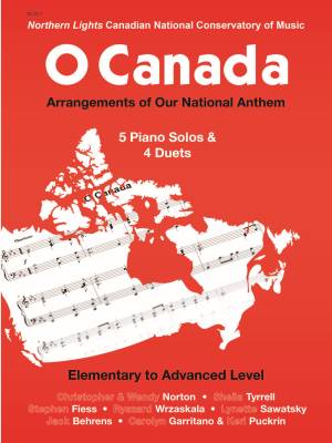 Canadian National Conservatory of Music - O Canada - Various - Piano - Livre
