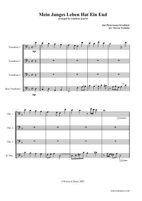 Mein Junges Leben Hat Ein End - Sweelinck/Verhelst - Trombone Quartet