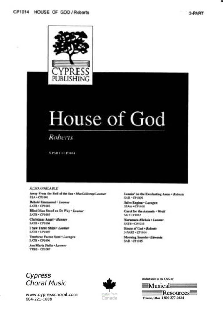 House of God - Roberts - SSA