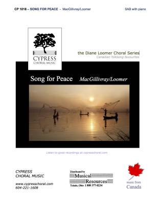 Song for Peace - MacGillivray/Loomer - SAB