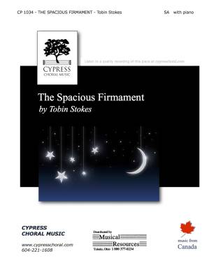 Cypress Choral Music - The Spacious Firmament - Addison/Stokes - SA