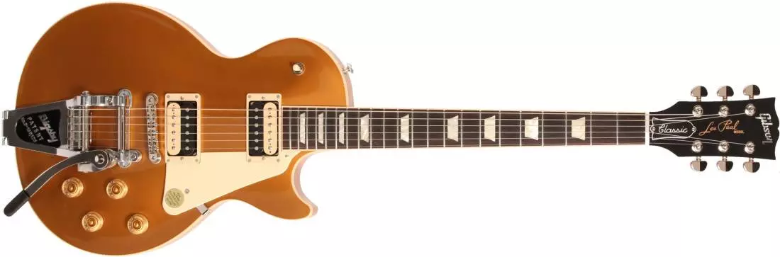 2017 Les Paul Classic Zebra Goldtop w/Bigsby Ltd