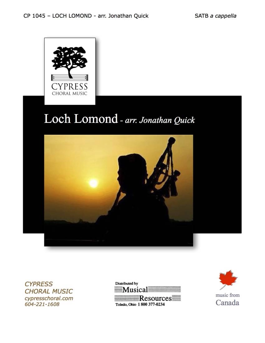 Loch Lomond - Traditional/Quick - SATB