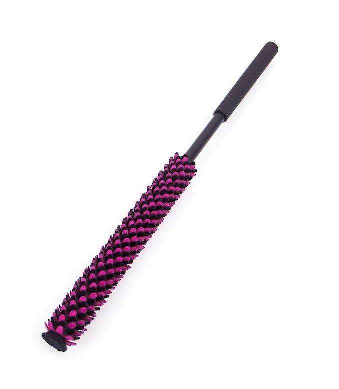 Flute Helix Swab Wand - Black / Fuchsia