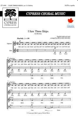 Cypress Choral Music - I Saw Three Ships - Traditional/Bolden - SATB
