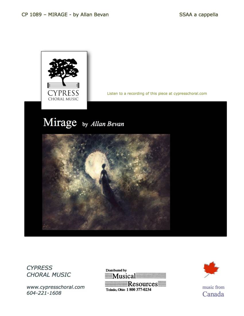 Mirage - Rossetti/Bevan - SSAA