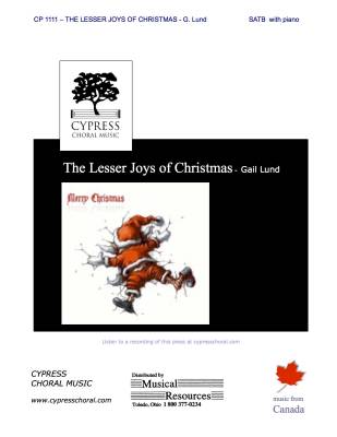 Cypress Choral Music - The Lesser Joys of Christmas - Woodson/Lund - SATB