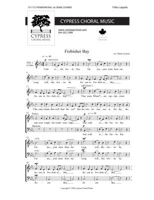 Cypress Choral Music - Frobisher Bay - Gordon/Loomer - TTBB