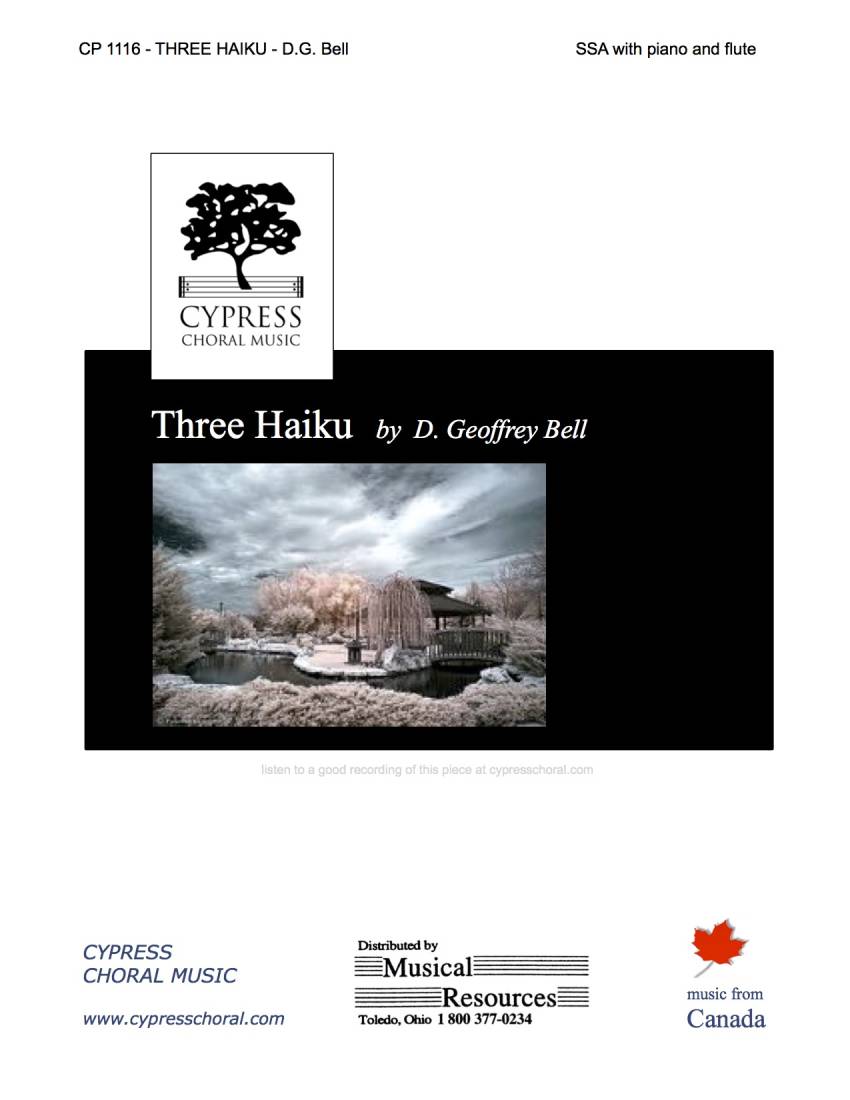 Three Haiku - Bell - SSA
