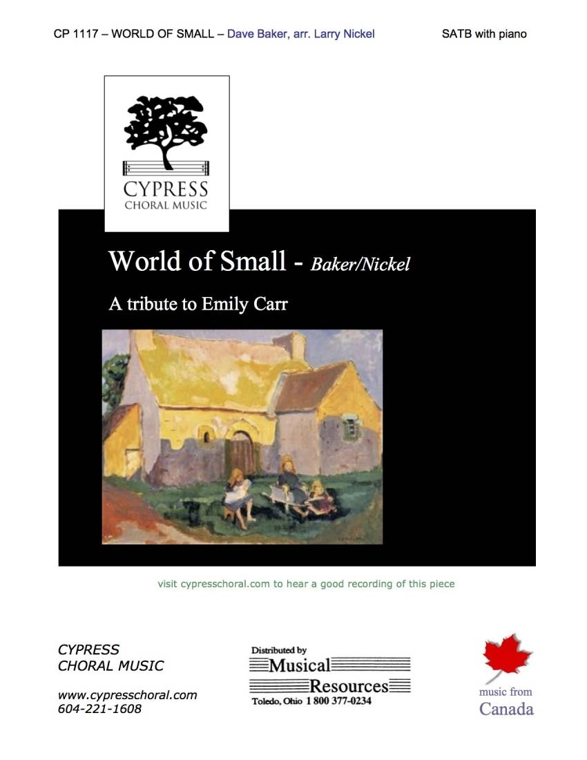 World of Small -Baker/Nickel - SATB