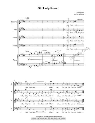 Old Lady Rose - Baker/Nickel - SATB