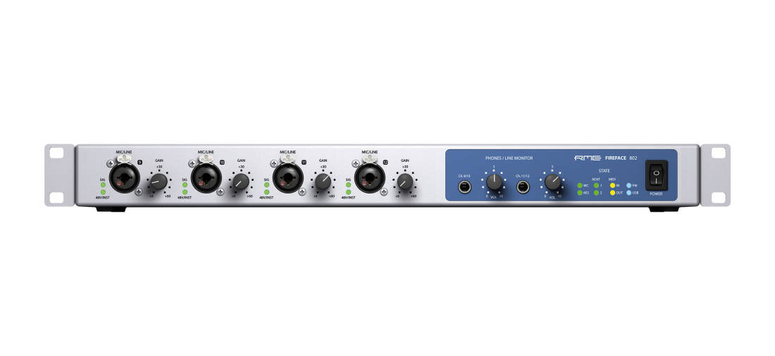 Fireface 802 60-Channel USB/FireWire Audio Interface