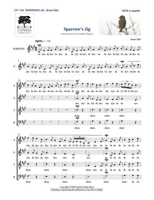 Cypress Choral Music - Sparrows Jig - Sled - SATB