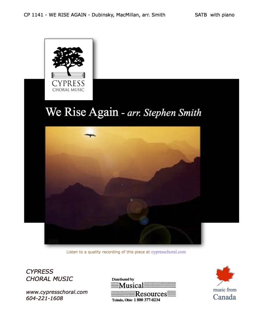 We Rise Again - Dubinsky/Smith - SATB