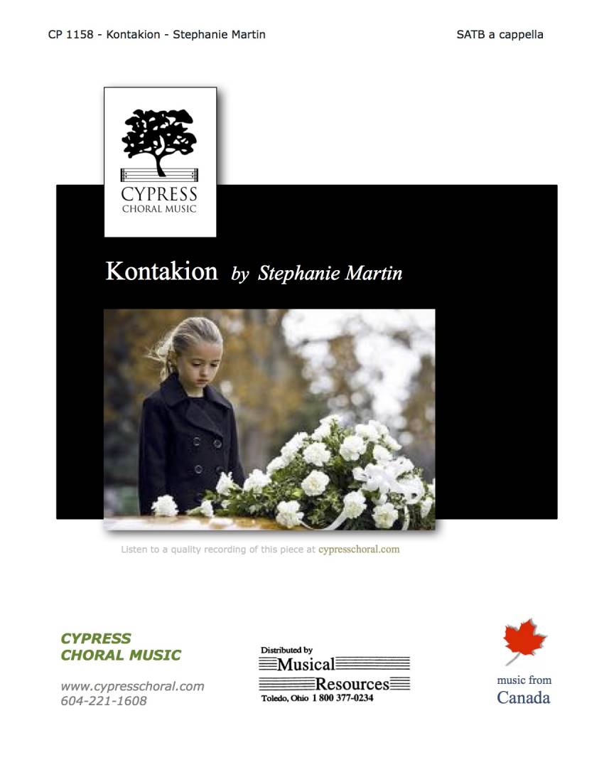 Kontakion - Martin - SATB