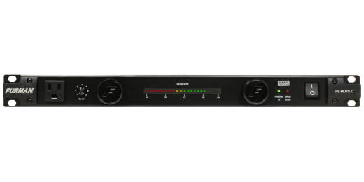 Furman - PL-PLUS-C 15A Power Conditioner w/ Lights and Voltmeter
