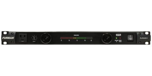 Furman - PL-PLUS-C 15A Power Conditioner w/ Lights and Voltmeter