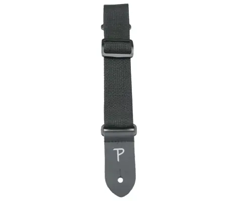 Perris Leathers Ltd - 1.5 Poly Pro Ukulele Strap w/ Leather Ends - Black