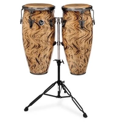 Latin Percussion - Aspire 10 and 11 Conga Set w/Stand - Havana Cafe