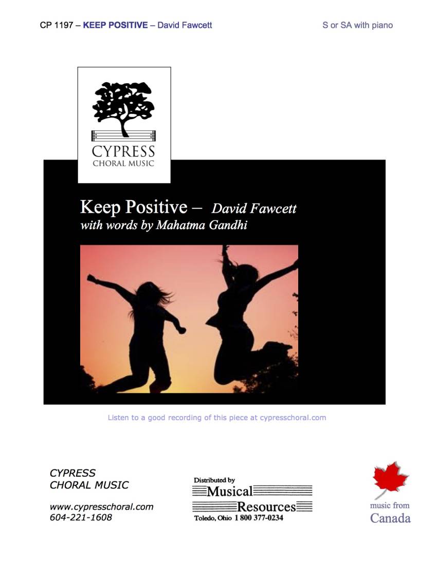 Keep Positive - Gandhi/Fawcett - SA