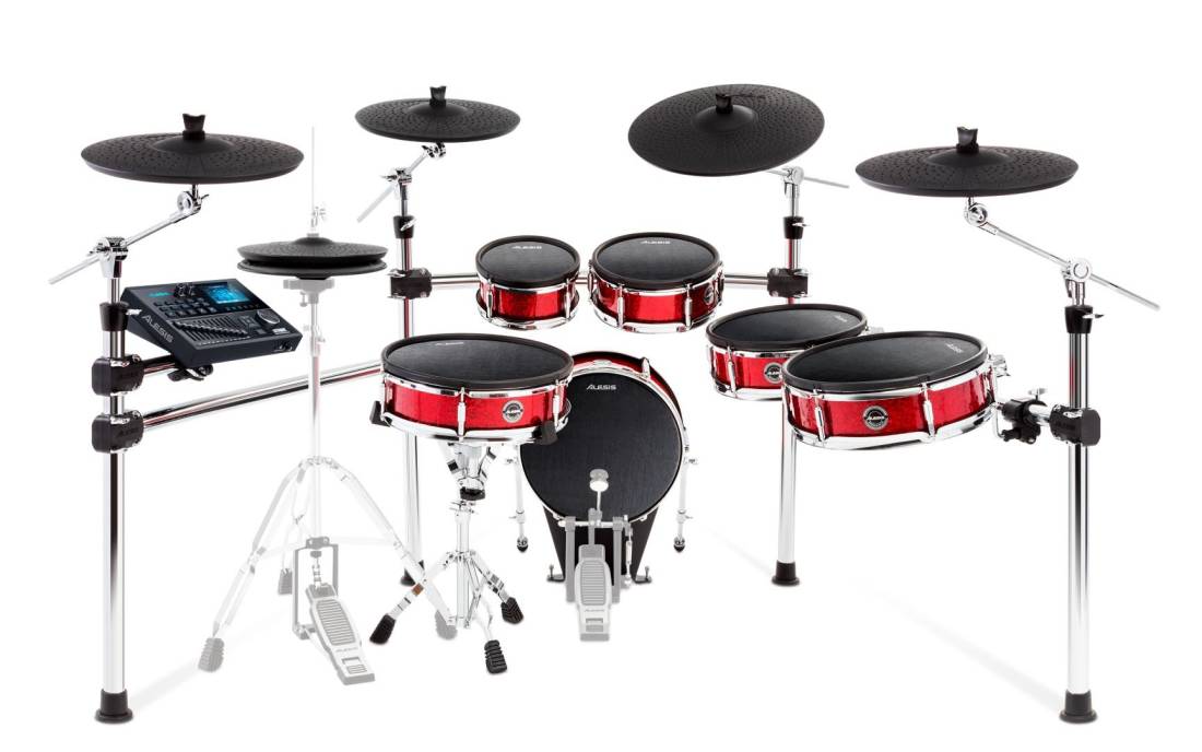 Strike Pro Kit 11-Piece Professional Electronic Drum Kit with Mesh Heads