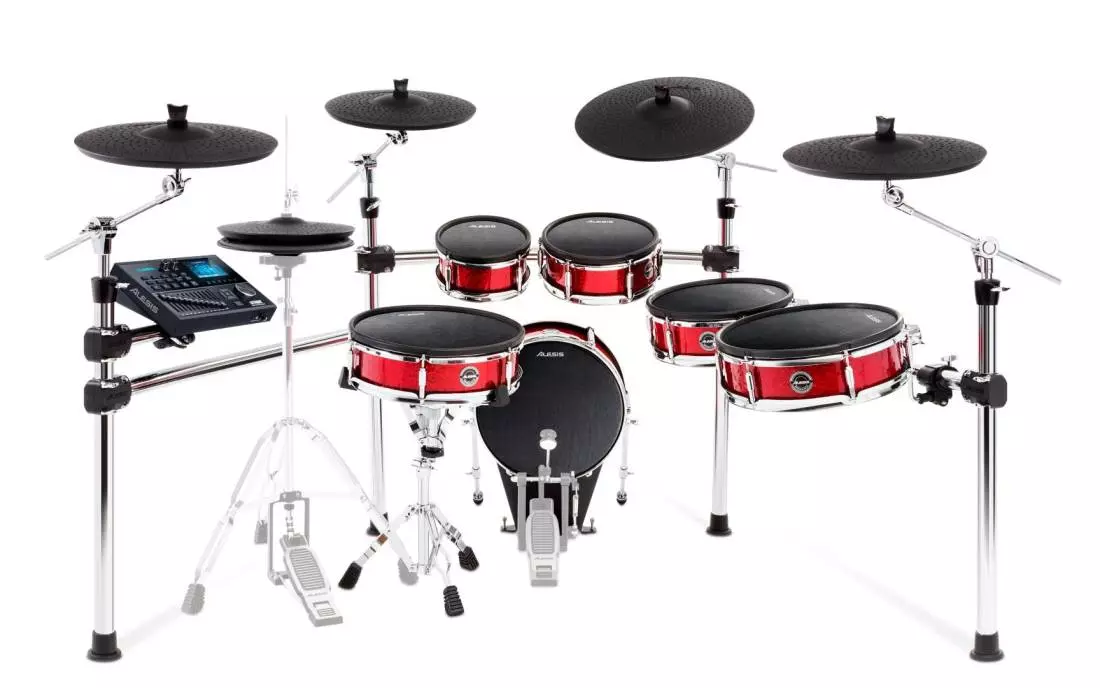 Strike Pro Kit 11-Piece Professional Electronic Drum Kit with Mesh Heads