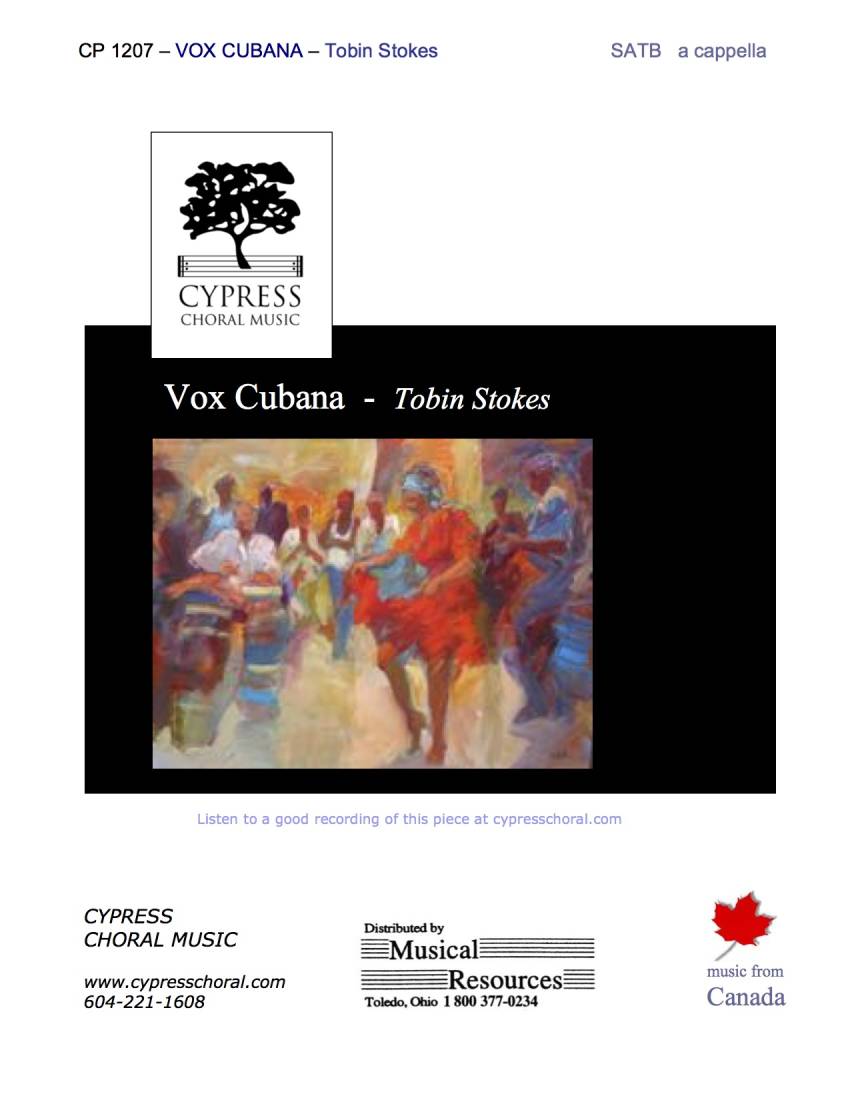Vox Cubana - Stokes - SATB